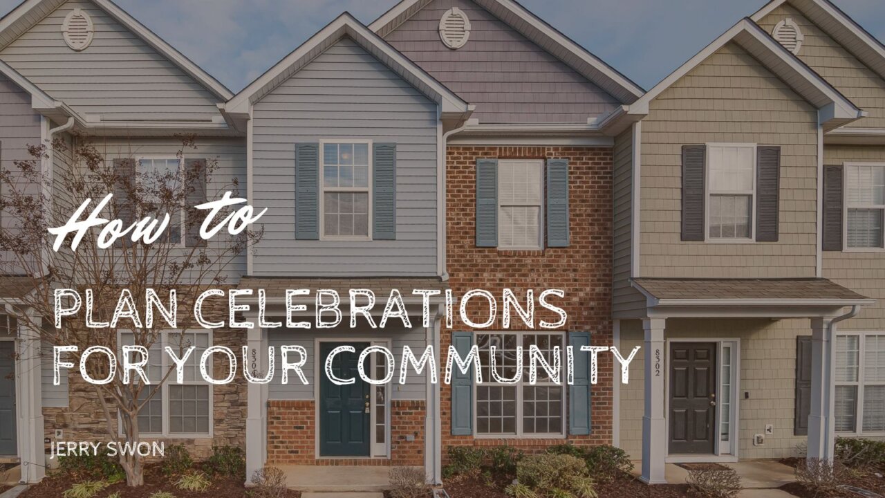 How to Plan Celebrations For Your Community